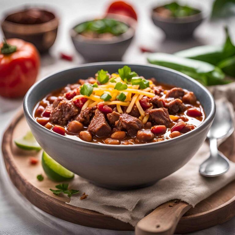 Beef Chili With Beans