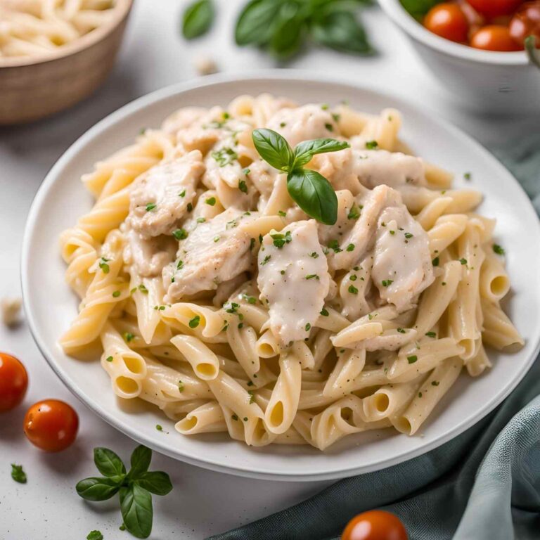 Chicken Alfredo Bake